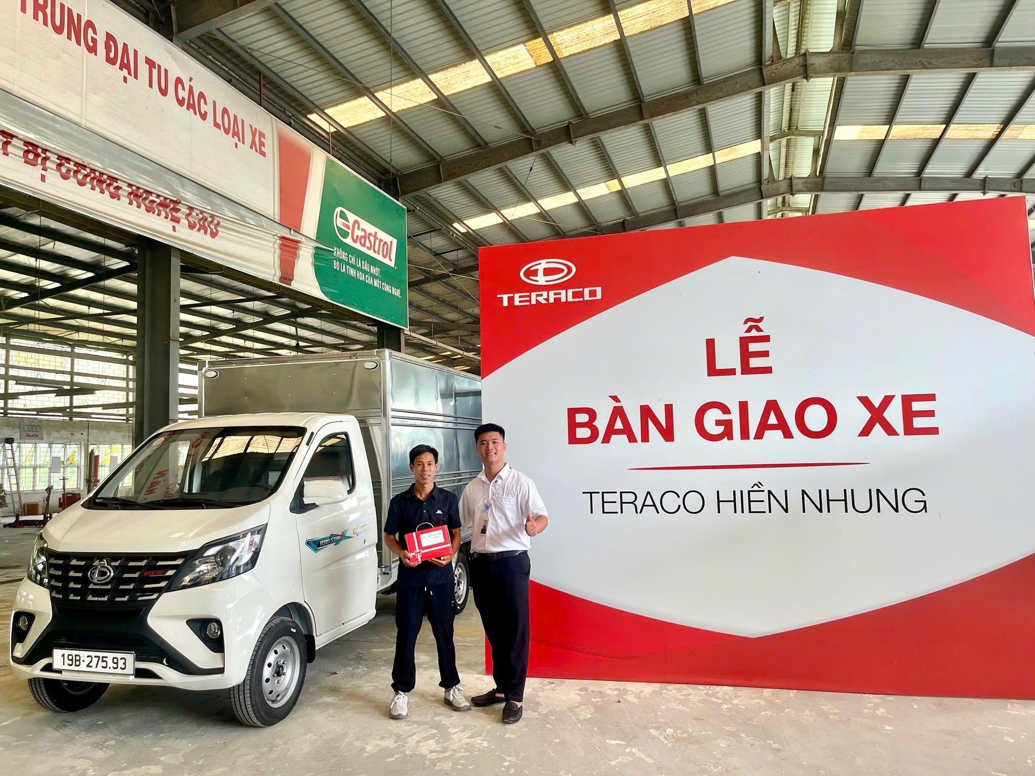 Bàn giao xe TERA STAR PLUS thùng kín cho khách hàng kinh doanh điện tử – điện lạnh