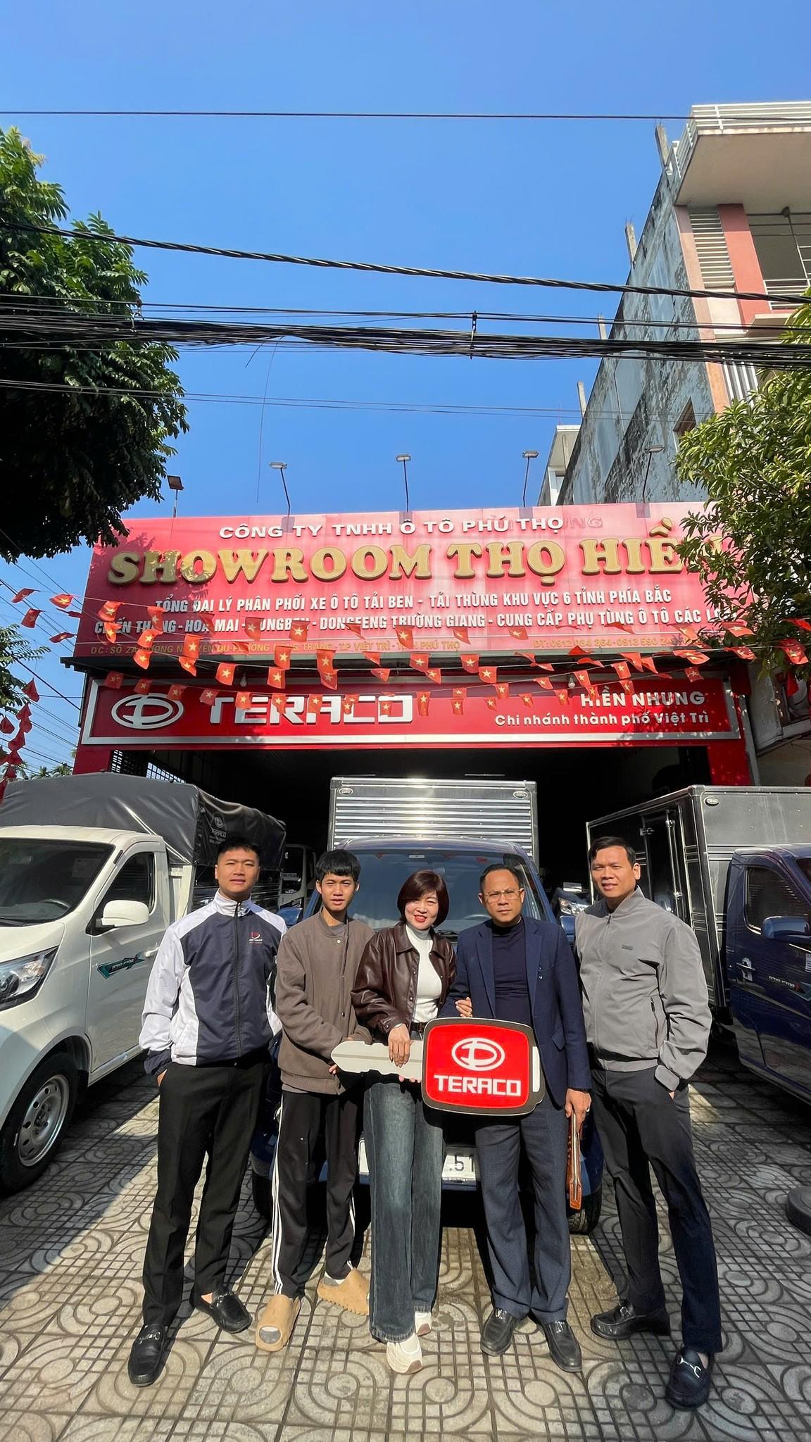 Bàn Giao Xe TERA100S Thùng Kín Tại TERACO Phú Thọ