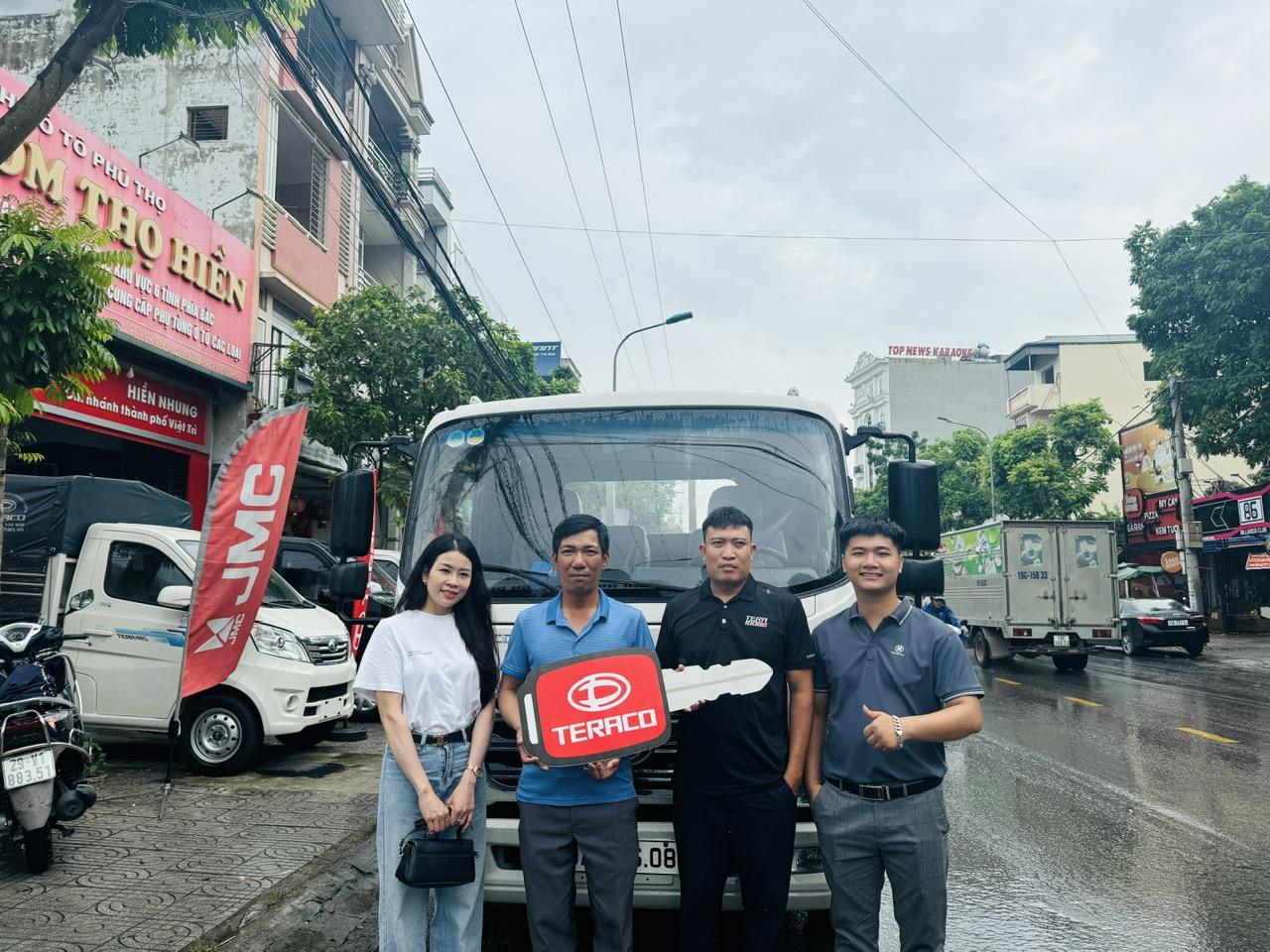 GIAO XE TERA 345SL CHO DOANH NGHIỆP SẮT THÉP TẠI ĐOAN HÙNG – PHÚ THỌ