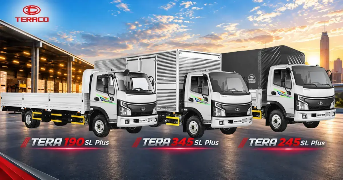 Xe tải nhẹ TERA Star, TERA 150S và TERA Star Plus chuyên chở nông sản và hàng tiêu dùng.